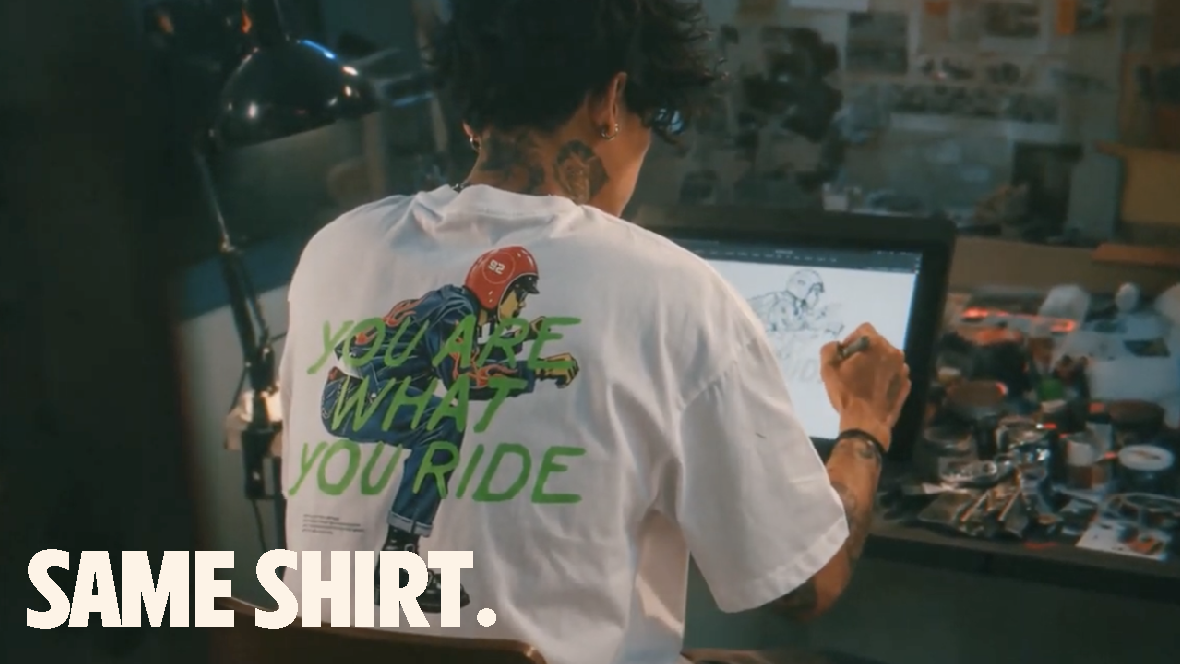 Same shirt.